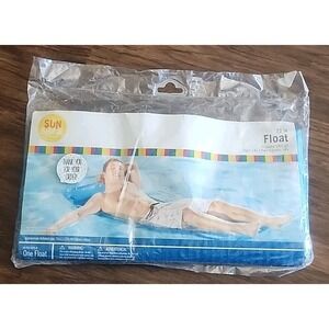 Sunshine 72" Inflatable Adult Swimming Raft Pool Float - Blue New